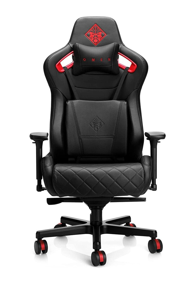 HP OMEN Citadel Gaming Chair with 135° Adjustable Seat and 4D Armrest Built - in Pillows for Comfort - SWIFT PERIPHERALS6KY97AA