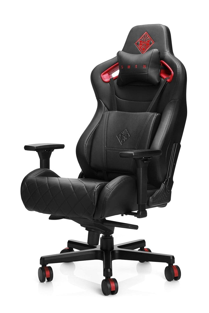 HP OMEN Citadel Gaming Chair with 135° Adjustable Seat and 4D Armrest Built - in Pillows for Comfort - SWIFT PERIPHERALS6KY97AA