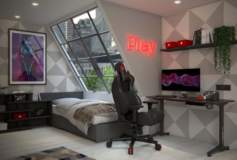 HP OMEN Citadel Gaming Chair with 135° Adjustable Seat and 4D Armrest Built - in Pillows for Comfort - SWIFT PERIPHERALS6KY97AA