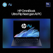 HP OMNIBOOK ULTRA FLIP NEXT GEN AI PC ULTRA 7 (32GB RAM/1TB SSD/2.8K OLED 16:10 90% STBR TOUCHSCREEN 500 NITS/WINDOWS 11/9MP CAMERA/POLY STUDIO/BACKLIT KB/MSO/14 INCH (35.6CM)/BLUE/1.34KG) FH0046TU LAPTOP - SWIFT PERIPHERALSHplaptop-0081