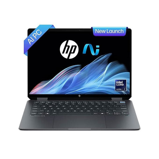 HP OMNIBOOK ULTRA FLIP NEXT GEN AI PC ULTRA 7 (32GB RAM/1TB SSD/2.8K OLED 16:10 90% STBR TOUCHSCREEN 500 NITS/WINDOWS 11/9MP CAMERA/POLY STUDIO/BACKLIT KB/MSO/14 INCH (35.6CM)/GRAY/1.34KG) FH0029TU LAPTOP - SWIFT PERIPHERALSHplaptop-0080