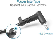 HP Original 65W 4.5mm Small Blue Pin 19.5V 3.33A Laptop Charger Adapter - SWIFT PERIPHERALSY5Y43AA