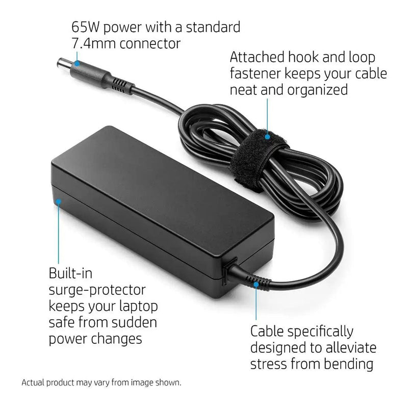HP Original OEM 65W 7.4mm Big Pin 19.5V 3.33A Laptop Charger Adapter - SWIFT PERIPHERALSY5Y42AA