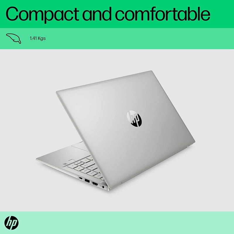 HP PAV 14 - DV2041TU [CI5 - 1235U 12TH GEN/16GB DDR4/512GB SSD/WIN11 HOME+MSO/14.0 INCH/INTEGRATED GRAPHICS /1 YEAR(S)/SILVER/TOUCH] - SWIFT PERIPHERALS1084399