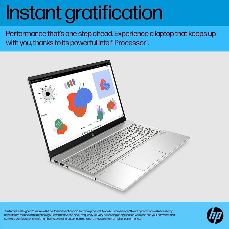 HP PAV 15 - EG3036TU [CI7 - 1360P 13TH GEN/16GB DDR4/1TB SSD/WIN11 HOME+MSO/15.6 INCH/INTEGRATED GRAPHICS /1 YEAR(S)/SILVER] - SWIFT PERIPHERALS1085124