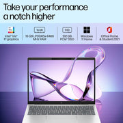 HP PAV PLUS 14 - EW0116TU [CI5 - 1335U 13TH GEN/16GB/512GB SSD/WIN11 HOME+MSO/14.0 INCH/INTEGRATED GRAPHICS /1 YEAR(S)/SILVER] LAPTOP - SWIFT PERIPHERALS1088848