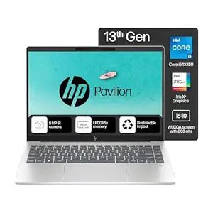 HP PAV PLUS 14 - EW0116TU [CI5 - 1335U 13TH GEN/16GB/512GB SSD/WIN11 HOME+MSO/14.0 INCH/INTEGRATED GRAPHICS /1 YEAR(S)/SILVER] LAPTOP - SWIFT PERIPHERALS1088848