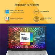 HP PAVILION 14 DV2053TU [CI5 - 1235U 12TH GEN/8GB/512GB SSD/WIN11 HOME+MSO/14.0 INCH/INTEGRATED GRAPHICS /1 YEAR(S)/SILVER] - SWIFT PERIPHERALS107952