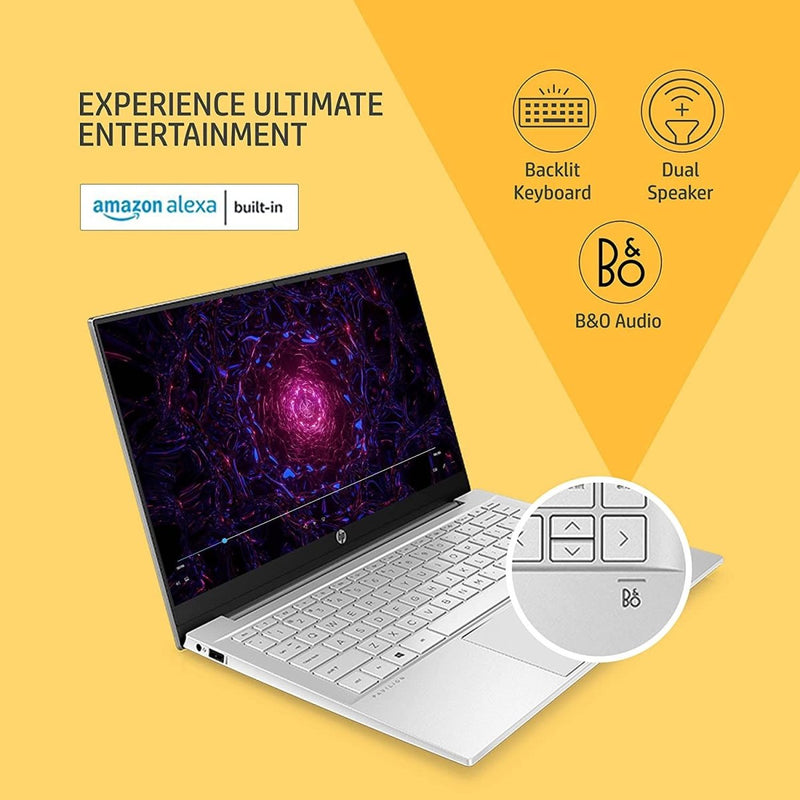 HP PAVILION 14 DV2053TU [CI5 - 1235U 12TH GEN/8GB/512GB SSD/WIN11 HOME+MSO/14.0 INCH/INTEGRATED GRAPHICS /1 YEAR(S)/SILVER] - SWIFT PERIPHERALS107952