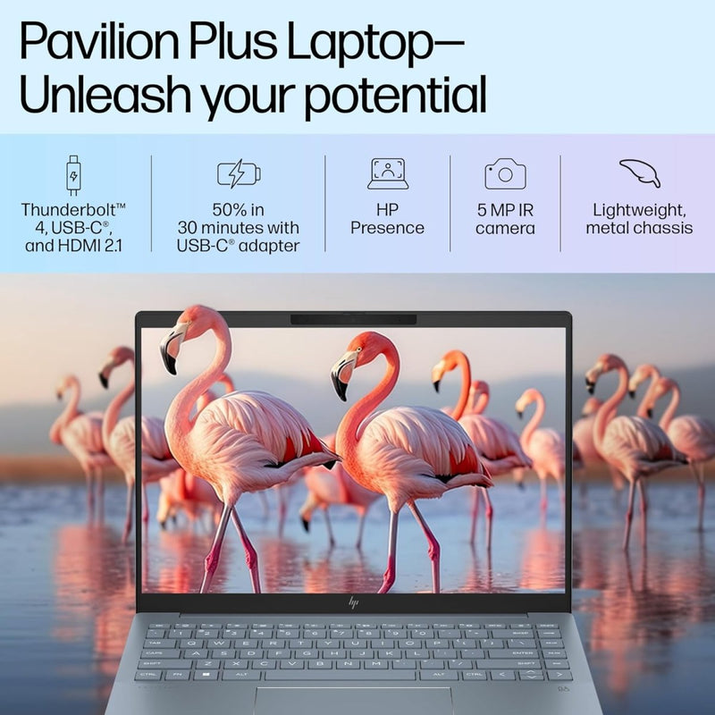 HP PAVILION 14 EW1082TU [ULTRA5 - 125H 14TH GEN/16GB/512GB SSD/WIN11 HOME/14.0 INCH/INTEGRATED GRAPHICS /1 YEAR(S)/BLUE] - SWIFT PERIPHERALS1089531