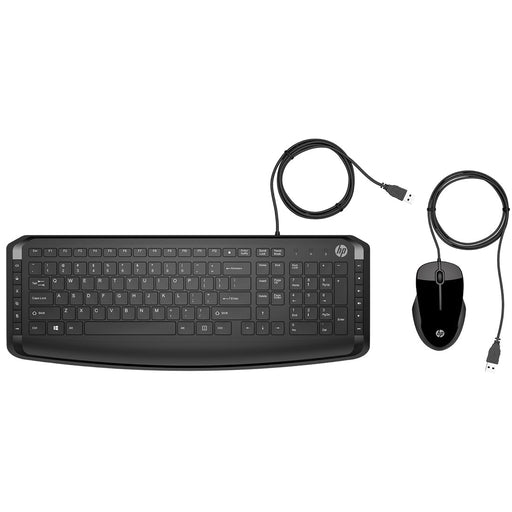 HP Pavilion 200 Wired Keyboard and Optical Mouse with 1600 DPI Combo - SWIFT PERIPHERALS9DF28AA