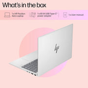 HP PAVILION AERO AI LAPTOP, AMD RYZEN 5 8640U, 16 TOPS, 16GB LPDDR5X, 512GB SSD, (WIN 11, OFFICE 21, SILVER, < 1KG) 13.3 - INCH (33.8CM), ULTRA - LIGHT, WUXGA, AMD RADEON GRAPHICS, 5MP CAMERA, BG0016AU - SWIFT PERIPHERALSHplaptop-0090