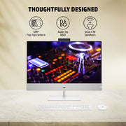 HP PAVILION AIO PC,INTEL CORE I7 13700T,27 INCH FHD 3 SIDED MICRO - EDGE DISPLAY/16GB RAM/1TB SSD/WIN 11/MSO/INTEL UHD GRAPHICS 770 GRAPHICS/WIRELESS KEYBOARD & MOUSE/8.3 KGS 27 - CA2113IN - WINDOWS 11 S - SWIFT PERIPHERALS7L856PA