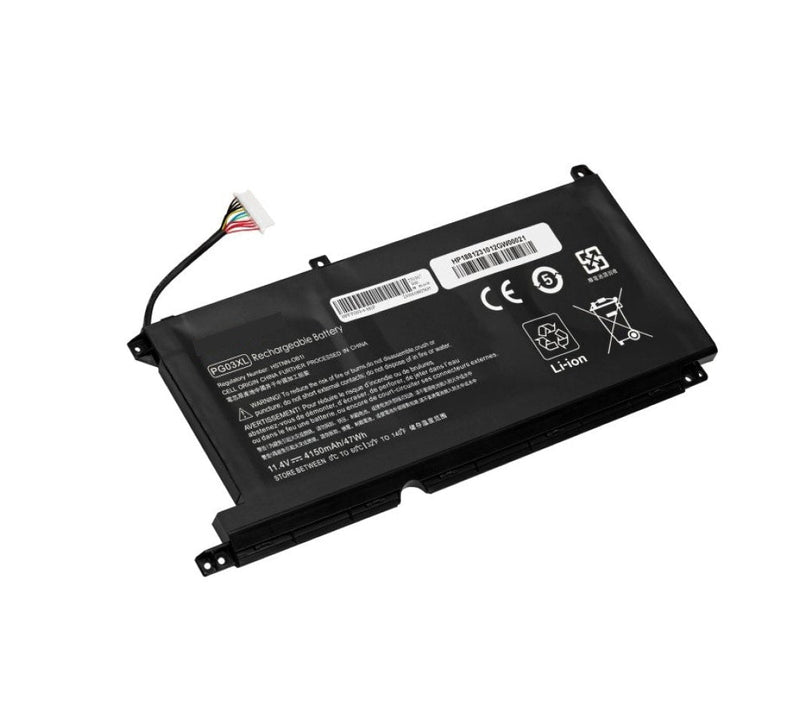 HP PG03XL Original OEM 52.5Whr 4323mAh 11.55V 3 Cell Laptop Battery - SWIFT PERIPHERALSPG03XL-OEM