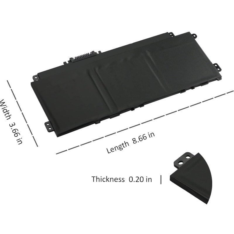 HP PP03XL Original OEM 43.3Whr 3560mAh 11.55V 3 Cell Laptop Battery - SWIFT PERIPHERALSPP03XL-OEM