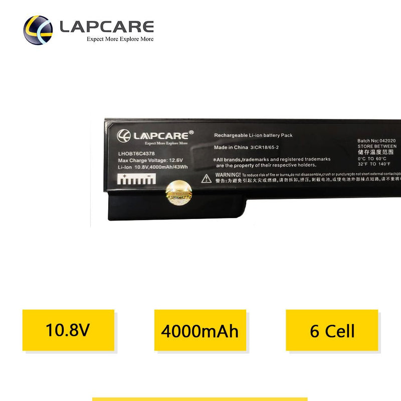 HP ProBook Compatible Laptop Battery For 6360B 6460B 6560B 6465B 6565B 6470B 6570B Series 4000mAh 10.8V 6 Cell - SWIFT PERIPHERALSLHOBT6C4378