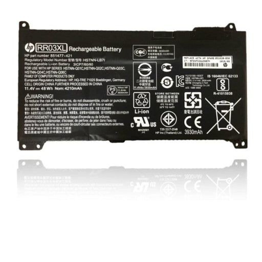 HP RR03XL Original OEM 48whr 4210mAh 11.4V 3 Cell Laptop Battery for Select HP Laptops - SWIFT PERIPHERALSRR03XL-OEM