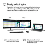 HP S5 Pro 524PF 23.8" 75Hz 1080p FHD IPS Panel 100% sRGB Anti Glare Monitor - SWIFT PERIPHERALS9D9L6UT