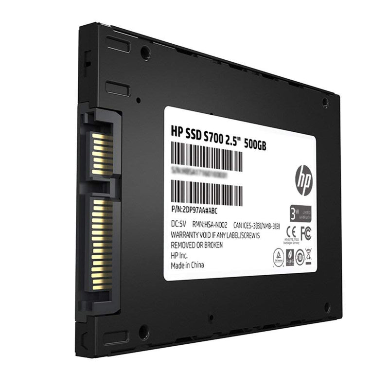 HP S700 500GB 2.5 - inch SATAIII Internal Solid State Drive - SWIFT PERIPHERALS2DP99AA