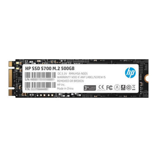 HP S700 M.2 500GB Internal Solid State Drive - SWIFT PERIPHERALS2LU80AA