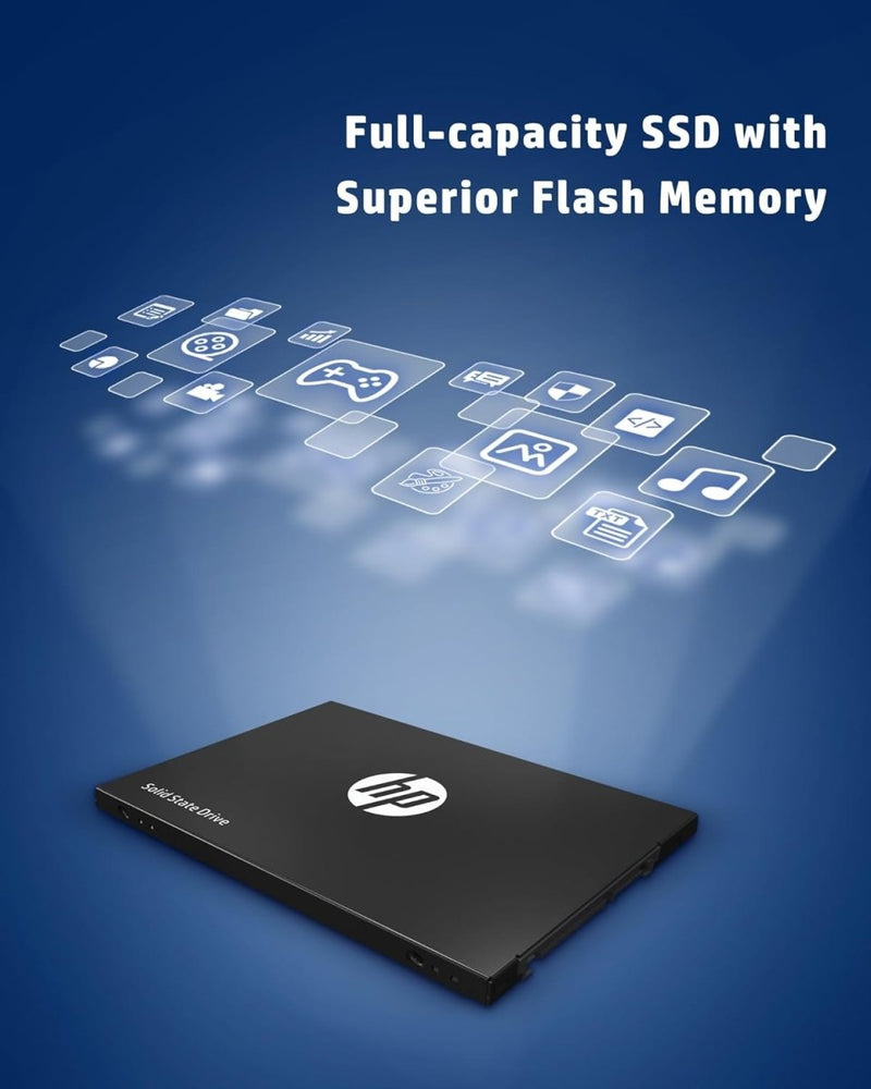 HP S750 3D NAND 256GB SATA III 2.5" 6 Gb/s Internal SSD - SWIFT PERIPHERALS16L52AA