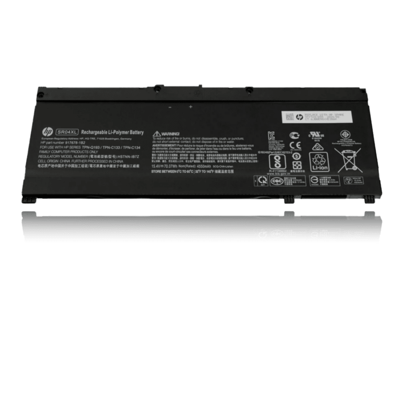 HP SR03XL Original OEM 52.5Whr 4550mAh 11.55V Laptop Battery for Select HP Laptops - SWIFT PERIPHERALSSR03XL-OEM