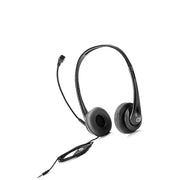 HP T1A66AA Stereo 3.5mm On - Ear Wired Headset with In - line Microphone and Volume Controls - SWIFT PERIPHERALST1A66AA