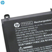 HP TF03XL Original OEM 41.9Whr 3000mAh 11.55V 3 Cell Laptop Battery - SWIFT PERIPHERALSTF03XL-OEM