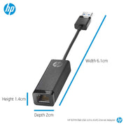 HP USB 3.0 to Gigabit RJ45 Ethernet Network Adapter - SWIFT PERIPHERALSN7P47AA