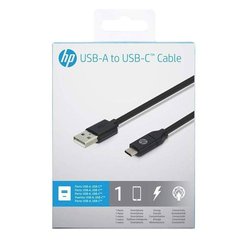 HP USB - A to USB - C 1 Meter Long Charging Cable with 480 Mbps Data Transfer Rate - SWIFT PERIPHERALS4VW07PA