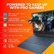 HP VICTUS 15 FA1312TX [CI5 - 12450H 12TH GEN/8GB/512GB SSD/WIN11 HOME+MSO/15.6 INCH/4GB - RTX2050 GRAPHICS /1 YEAR(S)/BLACK] - SWIFT PERIPHERALS1088969