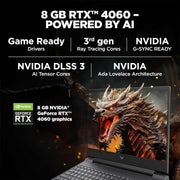 HP VICTUS 15 FA1333TX [CI7 - 13620H 13TH GEN/16GB/1TB SSD/WIN11 HOME+MSO/15.6 INCH/8GB - RTX4060 GRAPHICS /1 YEAR(S)/BLACK] - SWIFT PERIPHERALS1089314