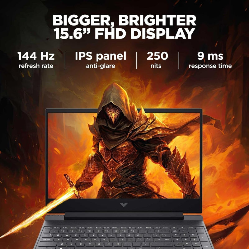 HP VICTUS 15 FA1333TX [CI7 - 13620H 13TH GEN/16GB/1TB SSD/WIN11 HOME+MSO/15.6 INCH/8GB - RTX4060 GRAPHICS /1 YEAR(S)/BLACK] - SWIFT PERIPHERALS1089314