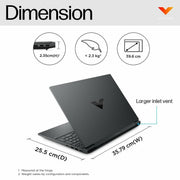 HP VICTUS 15 - FA2078TX (I7 - 13620H/16/512GB/W11 MS2024/6GB/SILVER) - SWIFT PERIPHERALS1093074