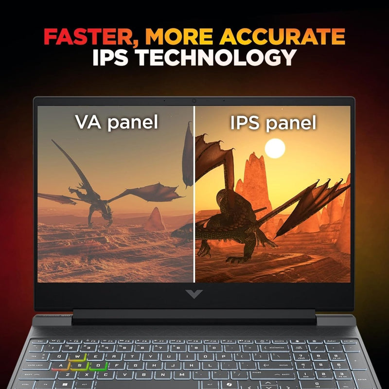 HP VICTUS 15 FA2308TX [CI7 - 13620H/24GB/1TB SSD/WIN11 HOME+MS24/15.6"/8GB - RTX5060 GRAPHICS/1 YEAR(S)/SILVER] - SWIFT PERIPHERALS1096002