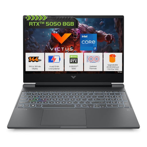 HP VICTUS 15 FA2309TX [CI7 - 13620H/24GB/1TB SSD/WIN11 HOME+MS24/15.6"/8GB - RTX5050 GRAPHICS/1 YEAR(S)/BLUE] - SWIFT PERIPHERALS1094490