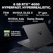 HP VICTUS 15 FA2701TX [CI5 - 13420H/16GB/512GB SSD/WIN11 HOME+MSO/15.6"/6GB - RTX4050 GRAPHICS/1 YEAR(S)/BLACK] - SWIFT PERIPHERALS1092937