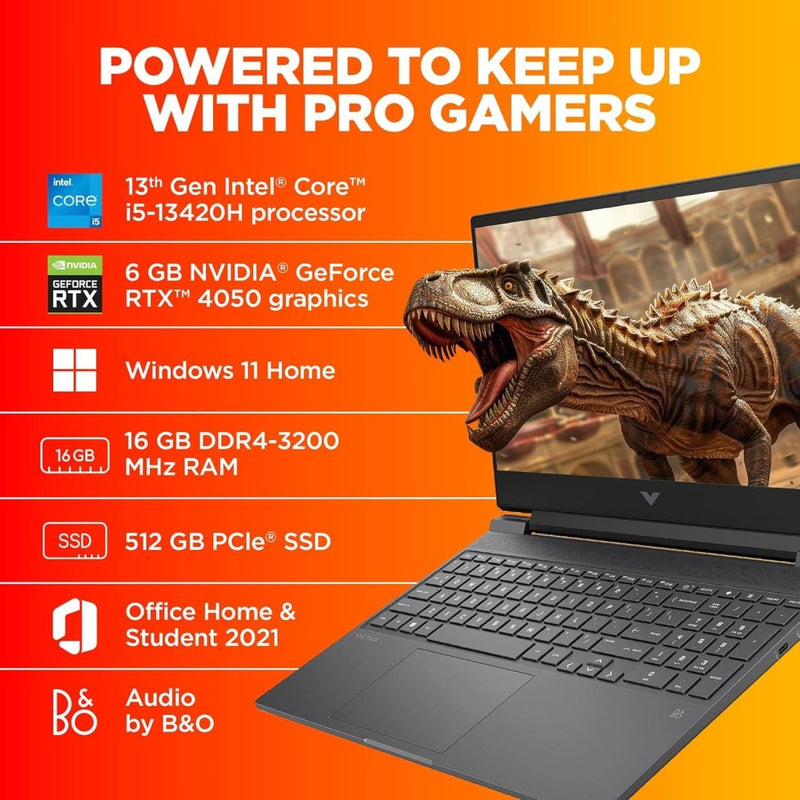 HP VICTUS 15 FA2701TX [CI5 - 13420H/16GB/512GB SSD/WIN11 HOME+MSO/15.6"/6GB - RTX4050 GRAPHICS/1 YEAR(S)/BLACK] - SWIFT PERIPHERALS1092937