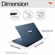 HP VICTUS 15 FB0184AX [R5 - 5600H RYZEN/8GB/512GB SSD/WIN11 HOME/15.6 INCH/4GB - RX6500M GRAPHICS /1 YEAR(S)/BLUE] - SWIFT PERIPHERALS1091921