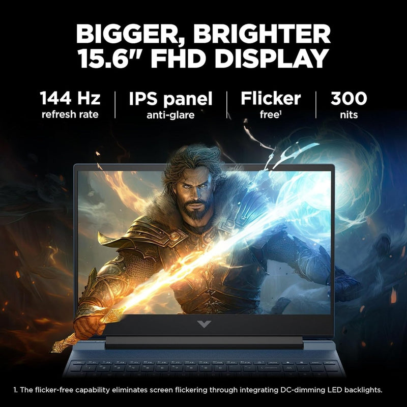 HP VICTUS 15 FB2114AX [R7 - 8845HS RYZEN/16GB/512GB SSD/WIN11 HOME+MSO/15.6 INCH/6GB - RTX4050 GRAPHICS /1 YEAR(S)/BLUE] - SWIFT PERIPHERALS1092161