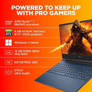 HP VICTUS 15 FB2114AX [R7 - 8845HS RYZEN/16GB/512GB SSD/WIN11 HOME+MSO/15.6 INCH/6GB - RTX4050 GRAPHICS /1 YEAR(S)/BLUE] - SWIFT PERIPHERALS1092161