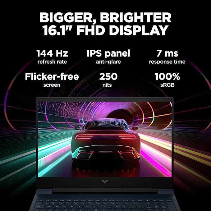 HP VICTUS 16 S0095AX [R7 - 7840HS RYZEN/16GB/512GB SSD/WIN11 HOME/16.0 INCH/6GB - RTX3050 GRAPHICS /1 YEAR(S)/BLUE] - SWIFT PERIPHERALS1086379