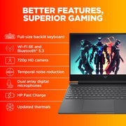 HP VICTUS INTEL CORE I5 13TH GEN 13420H - (16 GB/512 GB SSD/WINDOWS 11 HOME/6 GB GRAPHICS/NVIDIA GEFORCE RTX 4050/144 HZ) 15 - FA2381TX GAMING LAPTOP - SWIFT PERIPHERALS1095798