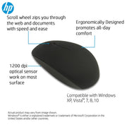 HP W111 Wireless Optical Mouse with 1200 DPI and 3 Buttons - SWIFT PERIPHERALS2U2H7P3