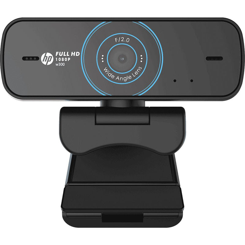 HP W300 1080P HD Web Camera with Built - in Mic and Wide Angle View - SWIFT PERIPHERALS1W4W5AA