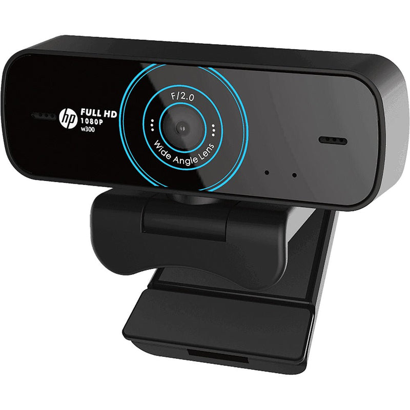 HP W300 1080P HD Web Camera with Built - in Mic and Wide Angle View - SWIFT PERIPHERALS1W4W5AA