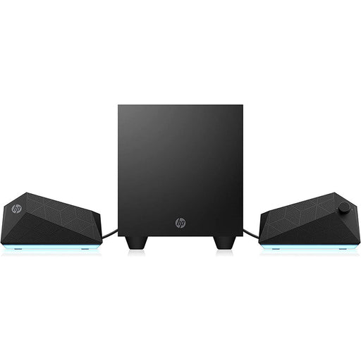 HP X1000 2.1 RGB Gaming Speakers with 3.5 mm AUX Input Sub - Woofer and Deep Bass Adjustable EQ - SWIFT PERIPHERALS8PB07AA