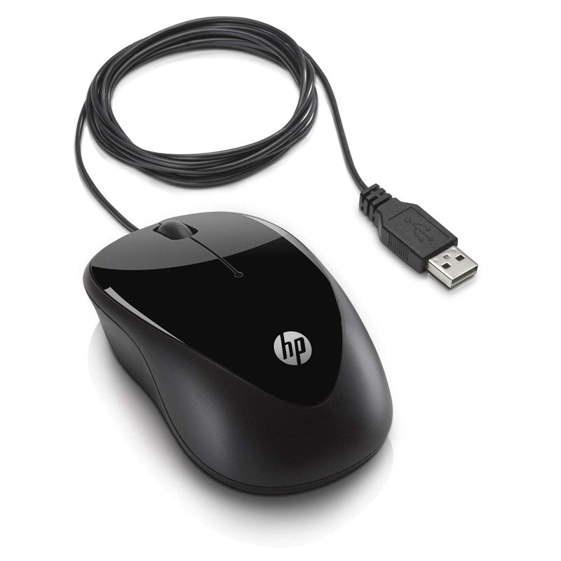 HP X1000 Wired USB Optical Mouse Black H2C21AA - SWIFT PERIPHERALSH2C21AA