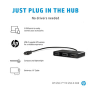 HP Z6A00AA USB - C to USB - A Hub - SWIFT PERIPHERALSZ6A00AA