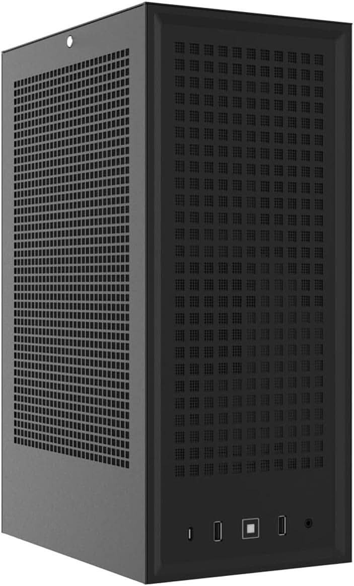 HYTE REVOLT 3 SMALL FORM FACTOR PREMIUM ITX COMPUTER GAMING CASE ONLY, METAL, BLACK CS - HYTE - REVOLT3 - B - SWIFT PERIPHERALS1092499